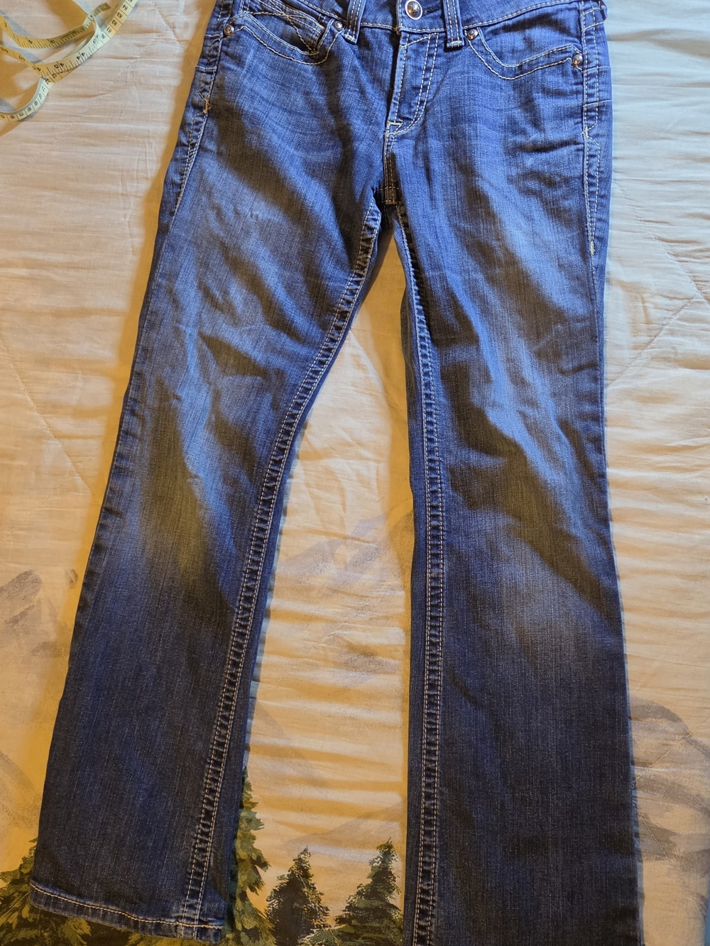 Ariat Real Denim Boot Cut Blue Waist 29R